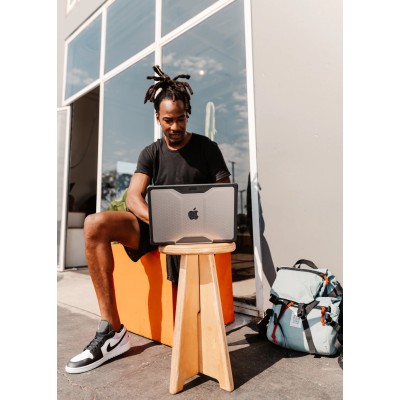 Чохол UAG для MacBook Air 15"(2023-2025), Plyo, Ice/Black (134414114340)