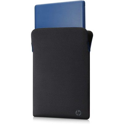 Чохол для ноутбука HP, Protective Reversible, 15.6", неопрен, чорний/синій (2F1X7AA)