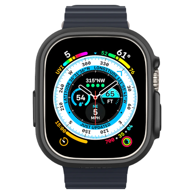 Чохол-накладка Spigen для Apple Watch Ultra (49mm), Thin Fit, Black (ACS05458)