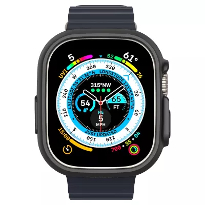 Чохол-накладка Spigen для Apple Watch Ultra (49mm), Thin Fit, Black (ACS05458)