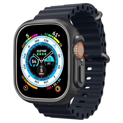 Чохол-накладка Spigen для Apple Watch Ultra (49mm), Thin Fit, Black (ACS05458)
