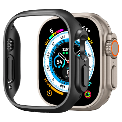 Чохол-накладка Spigen для Apple Watch Ultra (49mm), Thin Fit, Black (ACS05458)