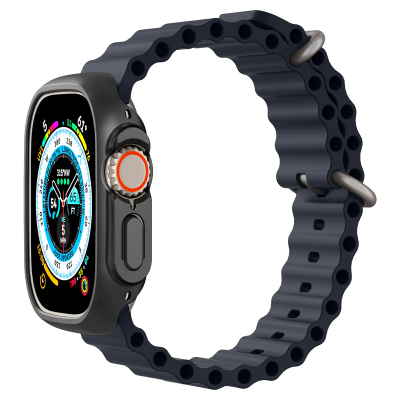 Чохол-накладка Spigen для Apple Watch Ultra (49mm), Thin Fit, Black (ACS05458)