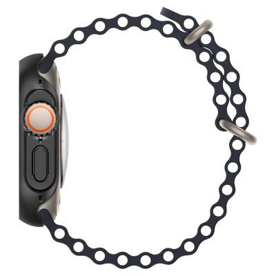 Чохол-накладка Spigen для Apple Watch Ultra (49mm), Thin Fit, Black (ACS05458)
