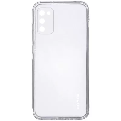 TPU чехол GETMAN Clear 1,0 mm для Samsung Galaxy A03s Бесцветный (прозрачный)