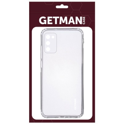 TPU чехол GETMAN Clear 1,0 mm для Samsung Galaxy A03s Бесцветный (прозрачный)
