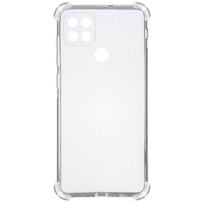 TPU чехол GETMAN Ease logo усиленные углы для Oppo A15s / A15 Бесцветный (прозрачный)