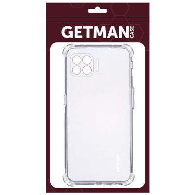 TPU чехол GETMAN Ease logo усиленные углы для Oppo A73 Бесцветный (прозрачный)
