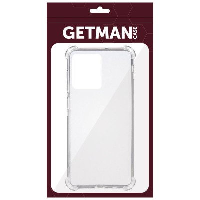 TPU чехол GETMAN Ease logo усиленные углы для Realme C30 Бесцветный (прозрачный)