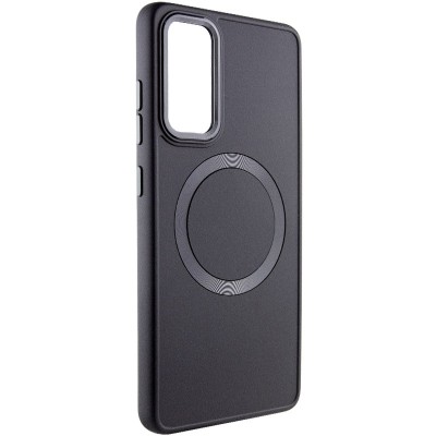 TPU чохол Bonbon Metal Style with MagSafe для Samsung Galaxy S23+ Чорний / Black