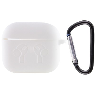 Силіконовий футляр для навушників AirPods 3 Білий / White