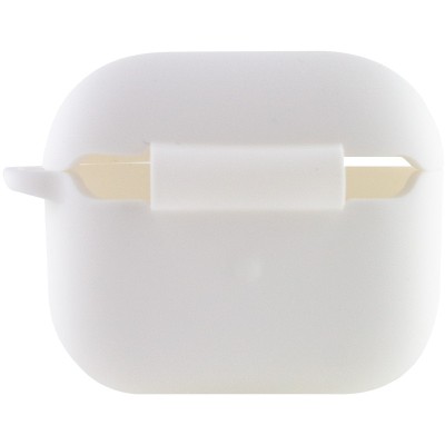 Силіконовий футляр для навушників AirPods 3 Білий / White
