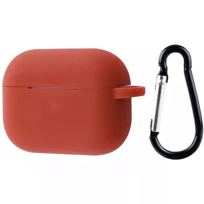 Силіконовий футляр для навушників AirPods Pro 2 / Pro Бордовий / Plum
