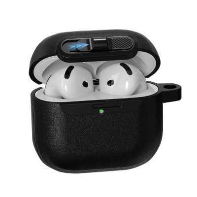 Футляр Frosted для навушників Airpods Pro 2 / Pro Black