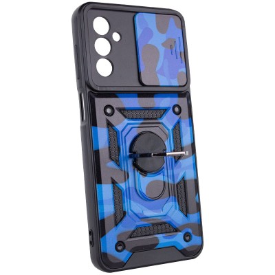 Ударопрочный чехол Camshield Serge Ring Camo для Samsung Galaxy M23 5G / M13 4G Синий / Army Blue Ударопрочный чехол Camshield Serge Ring Camo для Samsung Galaxy M23 5G / M13 4G Синий / Army Blue
