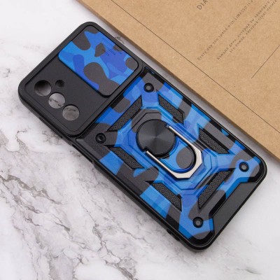 Ударопрочный чехол Camshield Serge Ring Camo для Samsung Galaxy M23 5G / M13 4G Синий / Army Blue Ударопрочный чехол Camshield Serge Ring Camo для Samsung Galaxy M23 5G / M13 4G Синий / Army Blue