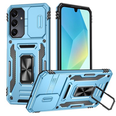 Ударостійкий чохол Camshield Army Ring для Samsung Galaxy A36 5G / A56 5G Блакитний / Light Blue