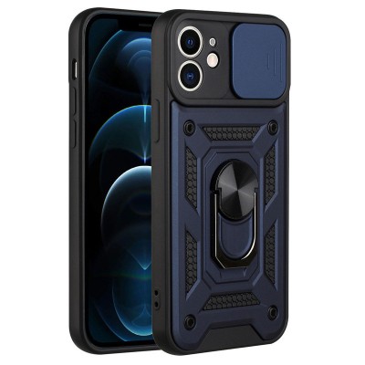 Ударостійкий чохол Camshield Serge Ring для Apple iPhone 11 (6.1") Синій
