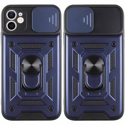 Ударостійкий чохол Camshield Serge Ring для Apple iPhone 11 (6.1") Синій