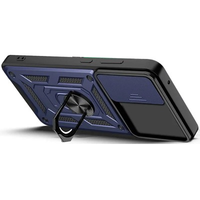 Ударостійкий чохол Camshield Serge Ring для Samsung Galaxy S23+ Синій