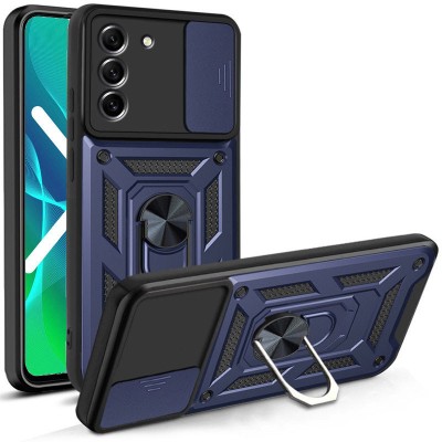 Ударостійкий чохол Camshield Serge Ring для Samsung Galaxy S23+ Синій