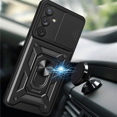 Ударостійкий чохол Camshield Serge Ring для Samsung Galaxy S23+ Чорний