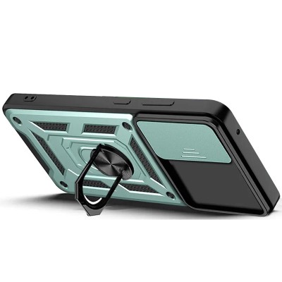 Ударостійкий чохол Camshield Serge Ring для Samsung Galaxy S24 Зелений