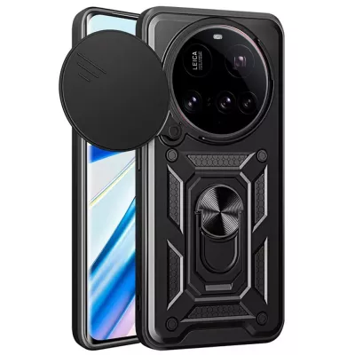 Ударостійкий чохол Camshield Serge Ring для Xiaomi 15 Ultra Чорний