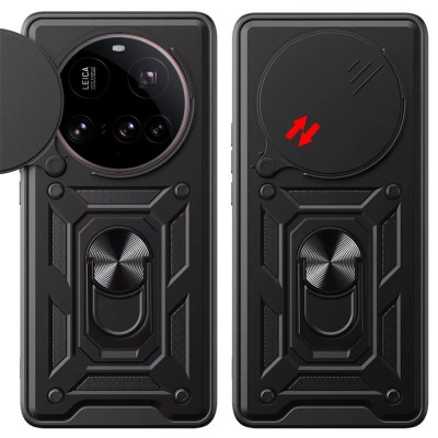 Ударостійкий чохол Camshield Serge Ring для Xiaomi 15 Ultra Чорний