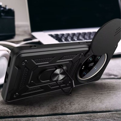 Ударостійкий чохол Camshield Serge Ring для Xiaomi 15 Ultra Чорний