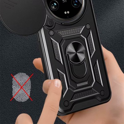 Ударостійкий чохол Camshield Serge Ring для Xiaomi 15 Ultra Чорний