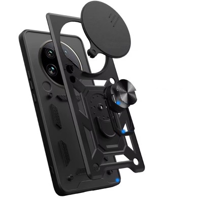 Ударостійкий чохол Camshield Serge Ring для Xiaomi 15 Ultra Чорний