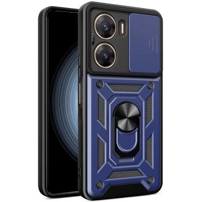 Ударостійкий чохол Camshield Serge Ring для Xiaomi Poco X7 Pro Синій