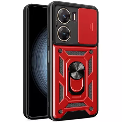 Ударостійкий чохол Camshield Serge Ring для Xiaomi Poco X7 Pro Червоний