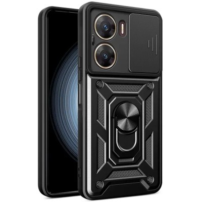 Ударостійкий чохол Camshield Serge Ring для Xiaomi Poco X7 Pro Чорний