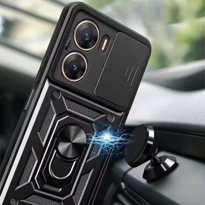 Ударостійкий чохол Camshield Serge Ring для Xiaomi Poco X7 Pro Чорний