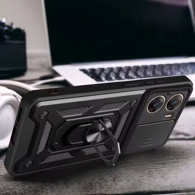 Ударостійкий чохол Camshield Serge Ring для Xiaomi Poco X7 Pro Чорний