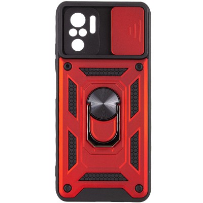 Ударостійкий чохол Camshield Serge Ring для Xiaomi Redmi Note 10 / Note 10s / Poco M5s Червоний