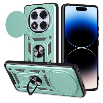 Ударостійкий чохол Camshield Serge Ring для Xiaomi Redmi Note 14 Pro 4G Зелений