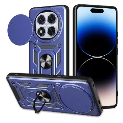 Ударостійкий чохол Camshield Serge Ring для Xiaomi Redmi Note 14 Pro 4G Синій