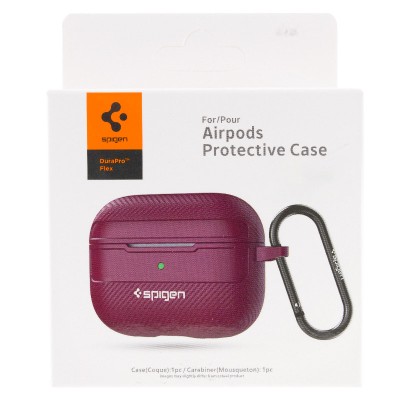 Футляр SGP Shockproof для навушників Airpods 3 Plum