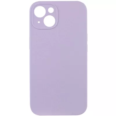 Чехол Silicone Case Full Camera Protective (AA) NO LOGO для Apple iPhone 13 (6.1") Сиреневый / Lilac