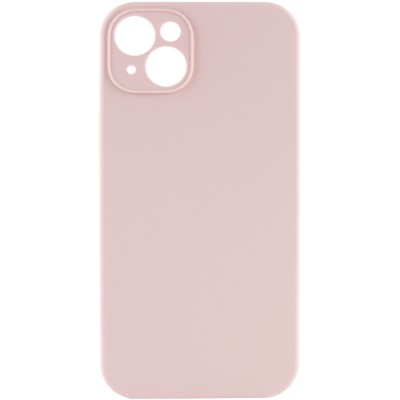 Чехол Silicone Case Full Camera Protective (AA) NO LOGO для Apple iPhone 14 (6.1") Розовый / Pink Sand