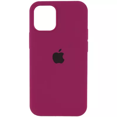 Чехол Silicone Case Full Protective (AA) для Apple iPhone 13 mini (5.4") Бордовый / Maroon