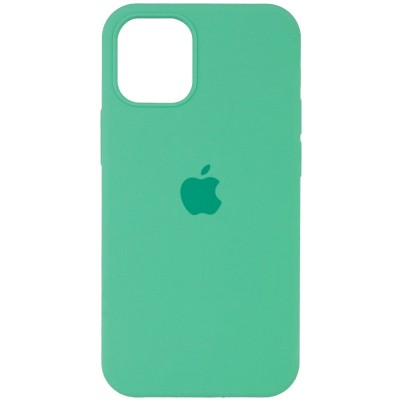 Чехол Silicone Case Full Protective (AA) для Apple iPhone 13 mini (5.4") Зеленый / Spearmint