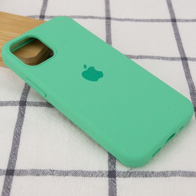 Чехол Silicone Case Full Protective (AA) для Apple iPhone 13 mini (5.4") Зеленый / Spearmint