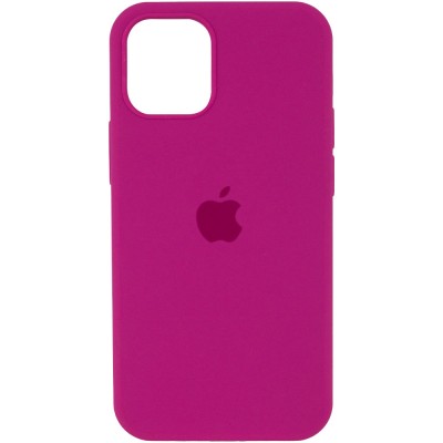 Чехол Silicone Case Full Protective (AA) для Apple iPhone 14 Pro Max (6.7") Малиновый / Dragon Fruit