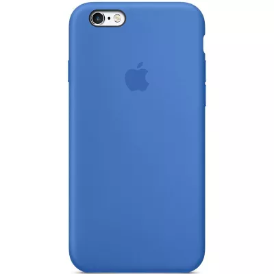 Чехол Silicone Case Full Protective (AA) для Apple iPhone 6/6s (4.7") Синий / Capri Blue