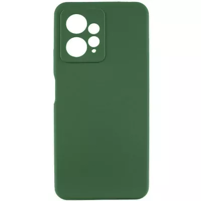Чехол Silicone Cover Lakshmi Full Camera (AAA) для Xiaomi Redmi Note 12 4G Зеленый / Cyprus Green