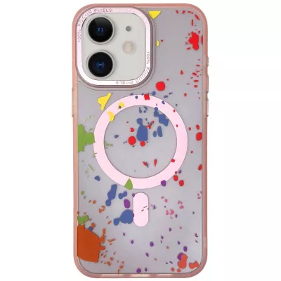 Чехол TPU+PC Flush with MagSafe для Apple iPhone 11 (6.1") Baby pink